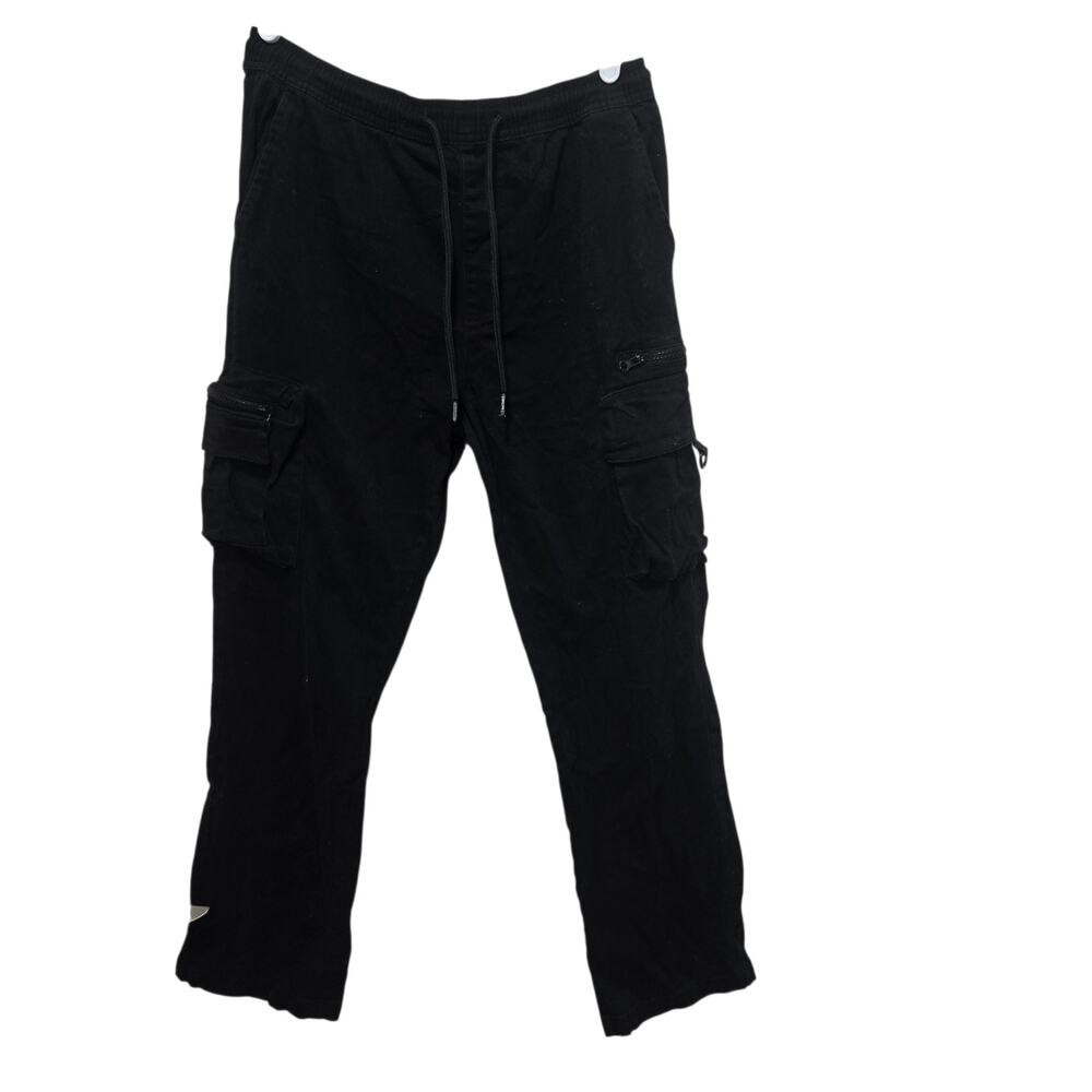 Brooklyn Cloth Black Stretch Cargo Jogger Pants Men's Medium